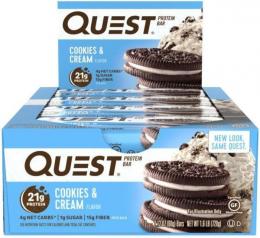 Quest Nutrition Quest Bar - 12 x 60g Riegel Angebot kostenlos vergleichen bei topsport24.com.