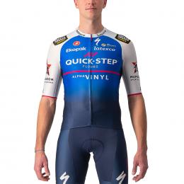 QUICK-STEP ALPHA VINYL Aero Race 6.1 22 Kurzarmtrikot, für Herren, Größe 2XL, Ra