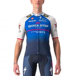 QUICK-STEP ALPHA VINYL Competizione 22 Kurzarmtrikot, für Herren, Größe M, Fahrr