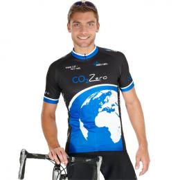 Radtrikot, BOBSTARS Kurzarmtrikot CO2Zero, für Herren, Größe M, Fahrradbekleidun