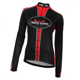 Radtrikot, BOBTEAM Infinity Damen Langarmtrikot, Größe L, Fahrradbekleidung