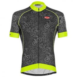 Radtrikot, BOBTEAM Kurzarmtrikot Bike it, für Herren, Größe XL, Fahrradbekleidun