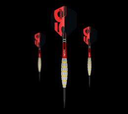 Red Dragon 50 Year Collection Chunky Stumpy 3 Steeldarts - 24g