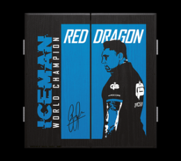 Red Dragon Gerwyn Price Dartboard Kabinet