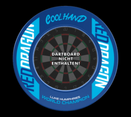 Red Dragon Luke Humphries World Champion Dartboard Surround