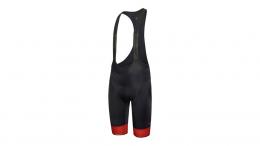 rh+ Logo Bibshort BLACK RED CODE REFLEX M