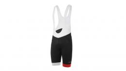 rh+ Prime Bibshort BLACK WHITE RED 3XL