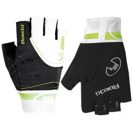 ROECKL Bergamo schwarz-weiß-lime Handschuhe, für Herren