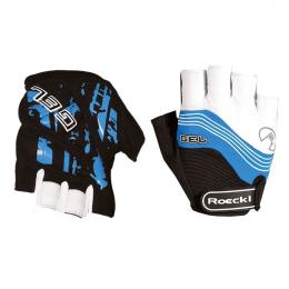 ROECKL Imajo schwarz-weiß-blau Handschuhe, für Herren, Größe 7, Rennrad Handschu