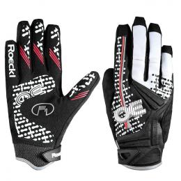 ROECKL Molveno schwarz-weiß Langfingerhandschuhe, für Herren, Größe 7, Rennrad H