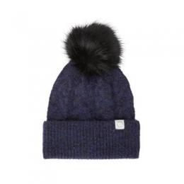 Röhnisch Pom Braid Beanie Damen | navy one size