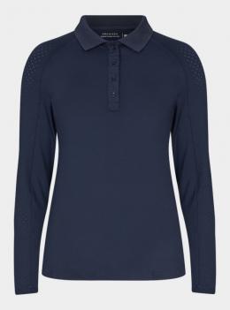 Röhnisch Rumie long sleeve poloshirt Damen | navy XL