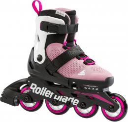 Rollerblade Microblade Inlineskate Girl (36.5-40.5, T93 rosa/bianco)