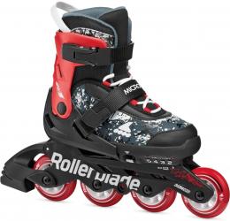 Rollerblade Microblade SL Kids Inlineskate (36.5-40.5, black/red)
