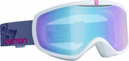 Salomon Sense Damen Skibrille (white, Scheibe: multilayer gelb light blue)