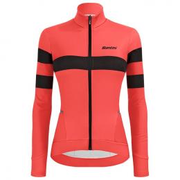 SANTINI Coral Bengal Damen Langarmtrikot, Größe M, Fahrradtrikot, Radbekleidung