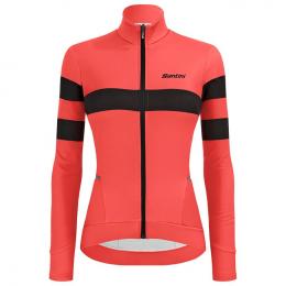 SANTINI Coral Bengal Damen Langarmtrikot, Größe S, Rennrad Trikot, Radsportbekle