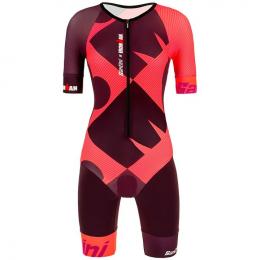 SANTINI Ironman Damen Cupio Tri Suit, Größe L, Triathlon Einteiler, Triathlon Be