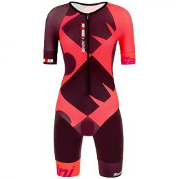 SANTINI Ironman Damen Cupio Tri Suit, Größe L, Triathlon Einteiler, Triathlon Be
