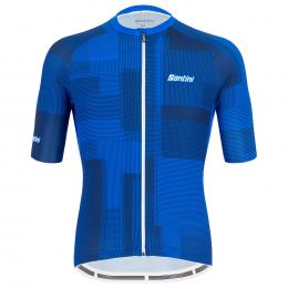 SANTINI Karma Kinetic Kurzarmtrikot, für Herren, Größe XL, Radtrikot, Fahrradbek