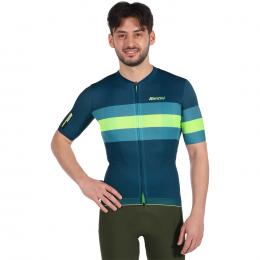 SANTINI Sleek Bengal Kurzarmtrikot, für Herren, Größe XL, Radtrikot, Fahrradbekl