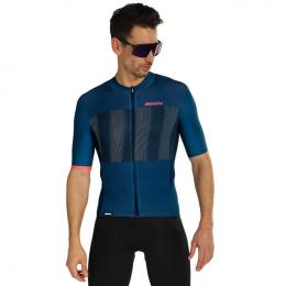 SANTINI Tono Flusso Kurzarmtrikot, für Herren, Größe L, Radtrikot, Fahrradbeklei