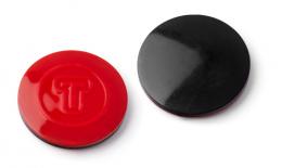 Schiedsrichter Wählmarke - Farbe: Rot/Schwarz