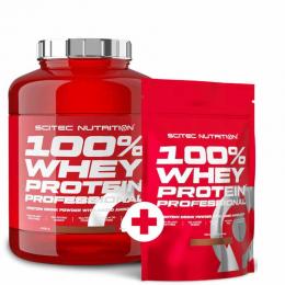 Scitec Nutrition 100% Whey Protein Professional 2350g + 500g Banane Banane