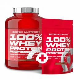 Scitec Nutrition 100% Whey Protein Professional 2350g + 500g Schokolade Banane Angebot kostenlos vergleichen bei topsport24.com.