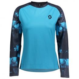 SCOTT Damen Langarm-Trail Storm Bikeshirt, Größe S, Rennrad Trikot, Radsportbekl