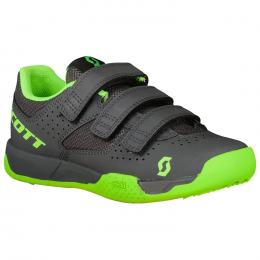 SCOTT Kinder Flat Pedal-Schuhe AR Strap 2022, Größe 35, Fahrradschuhe f+ü Kinder