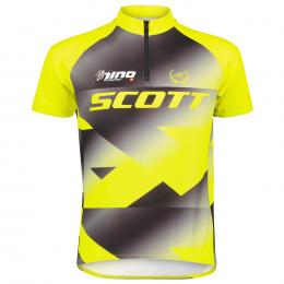 SCOTT RC Pro Kindertrikot, Größe M, Radtrikot Kinder, Fahrradbekleidung Kinder