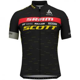 SCOTT SRAM Kurzarmtrikot 2021, für Herren, Größe S, Radtrikot, Fahrradbekleidung