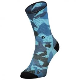 SCOTT Trail Camo Map Crew Radsocken, für Herren, Größe S, Fahrradstrümpfe, MTB K