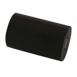 Seitenrolle schwarz Gummi 100 mm