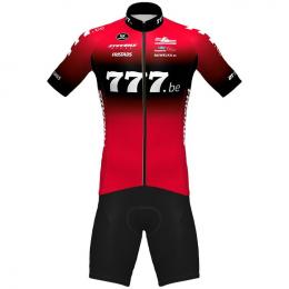 Set 777.be 2021 (Radtrikot + Radhose), für Herren, Fahrradbekleidung