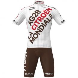 Set AG2R Citroën Team Pro Race 2021 (Radtrikot + Radhose), für Herren, Fahrradbe