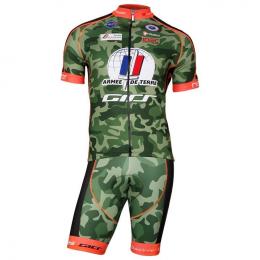 Set ARMÉE DE TERRE (Radtrikot + Radhose), für Herren, Fahrradbekleidung