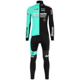 Set BIANCHI COUNTERVAIL (Winterjacke + lange Radhose), für Herren