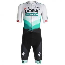 Set BORA-hansgrohe Bomber Pro 2021 (Radtrikot + Radhose), für Herren, Fahrradbek