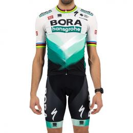 Set BORA-hansgrohe Sagan Ex- Weltmeister Team 2021 (Radtrikot + Radhose), für He