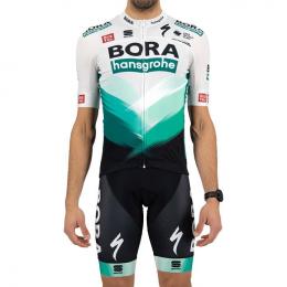 Set BORA-hansgrohe Team 2021 (Radtrikot + Radhose), für Herren, Fahrradbekleidun