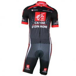 Set CAISSE D'EPARGNE (Radtrikot + Radhose), für Herren, Fahrradbekleidung