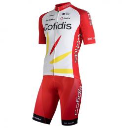 Set COFIDIS 2021 (Radtrikot + Radhose), für Herren, Fahrradbekleidung