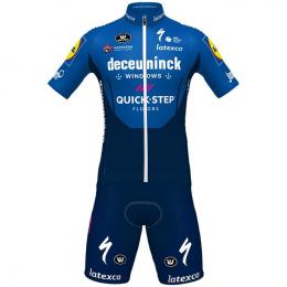 Set DECEUNINCK QUICK-STEP 2021 (Radtrikot + Radhose), für Herren, Fahrradbekleid