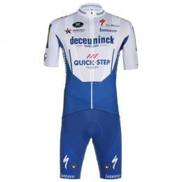 Set DECEUNINCK QUICK-STEP Aero 2020 (Radtrikot + Radhose), für Herren, Fahrradbe