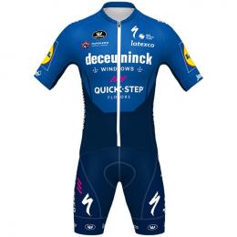 Set DECEUNINCK QUICK-STEP PRR Summer 2021 (Radtrikot + Radhose), für Herren, Fah