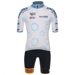 Set DEUTSCHLAND TOUR Jungprofi 2021 (Radtrikot + Radhose), für Herren, Fahrradbe