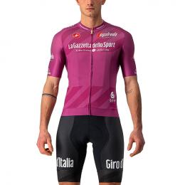 Set GIRO D'ITALIA Maglia Ciclamino Race 2021 (Radtrikot + Radhose), für Herren,