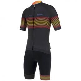 Set La Vuelta KM Cero 2020 (Radtrikot + Radhose), für Herren, Fahrradbekleidung